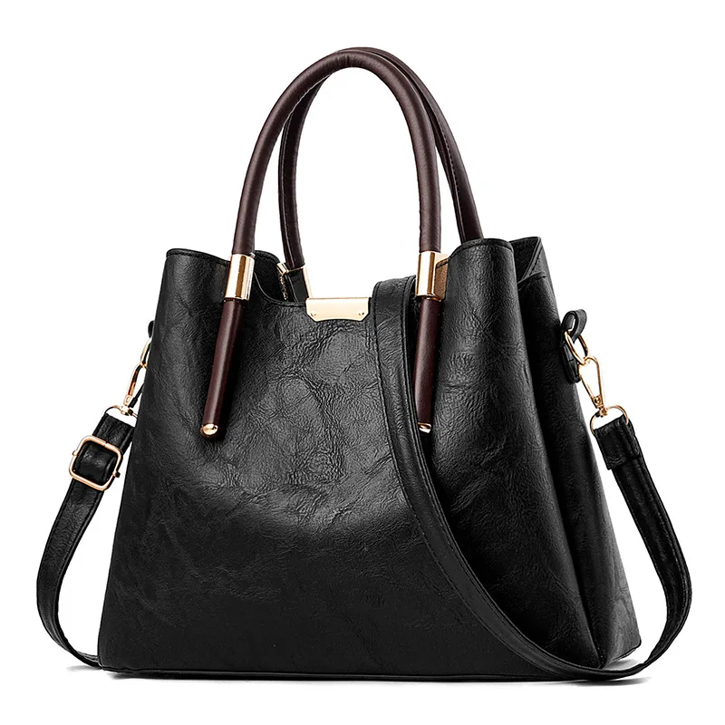 Luxury Ladies Soft Leather Handbag Large Capacity Solid Color Leather Grain Single Shoulder Messenger Bag Fashion Shopping Bag
Luxury Ladies Soft Leather Handbag Large Capacity Solid Color Leather Grain Single Shoulder Messenger Bag Fashion Shopping Bag