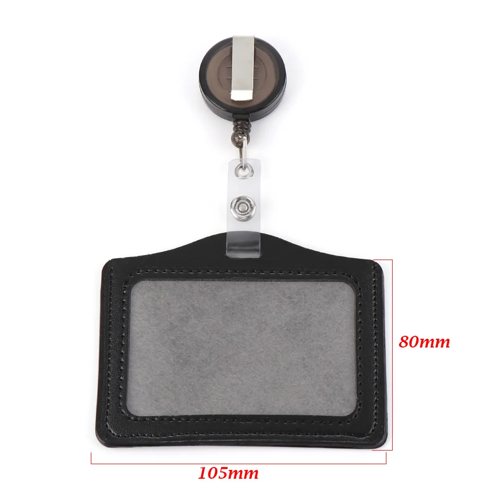 Hot 1PC Bank Credit Card Holders PU Leather Bus ID Holder Identity Badge with Retractable Reel Protective Shell Office Supplies
Hot 1PC Bank Credit Card Holders PU Leather Bus ID Holder Identity Badge with Retractable Reel Protective Shell Office Supplies