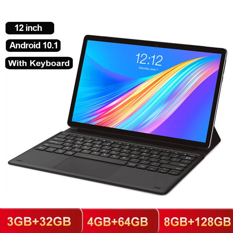 12 Inch Android 10.1 Tablet 3G/4G/8G RAM 32GB/64GB/128GB ROM Multi Touch PC Tablet With Keyboard 10 Core Processor HD IPS Screen
12 Inch Android 10.1 Tablet 3G/4G/8G RAM 32GB/64GB/128GB ROM Multi Touch PC Tablet With Keyboard 10 Core Processor HD IPS Screen
