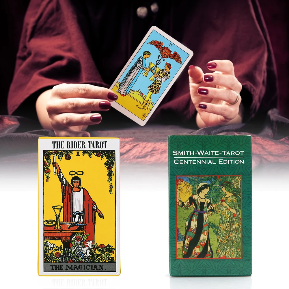 78Pcs/Set Hot Sale Full English Radiant Rider Wait Tarot Cards Factory Made Smith Tarot Deck Board Game Cards Board Game
78Pcs/Set Hot Sale Full English Radiant Rider Wait Tarot Cards Factory Made Smith Tarot Deck Board Game Cards Board Game