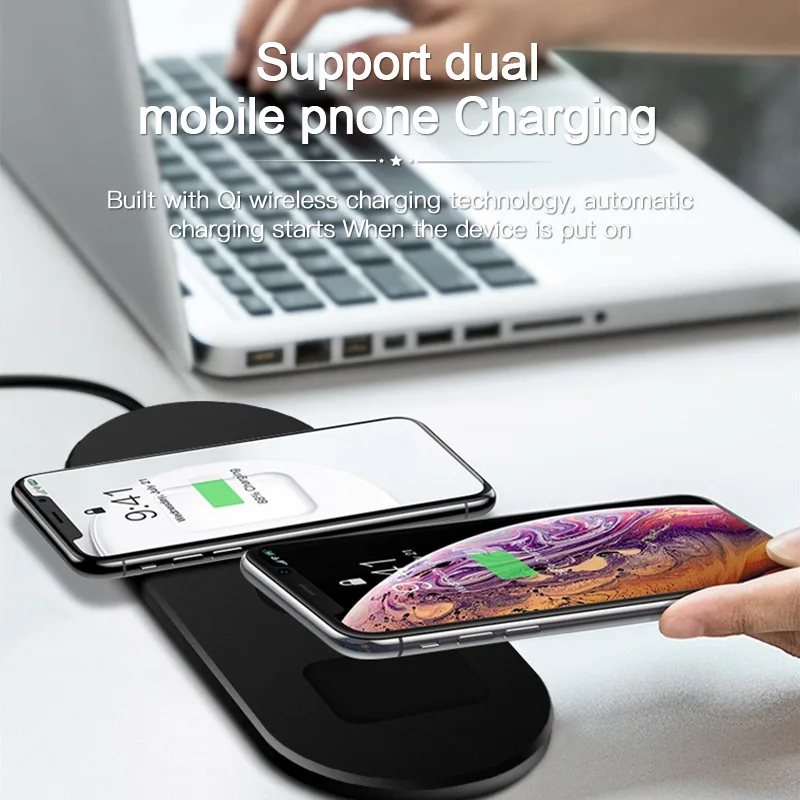 Беспроводное зарядное устройство 20 Вт Qi для iPhone 13 12 Pro Max Mini Xiaomi 10 9 Huawei быстрая