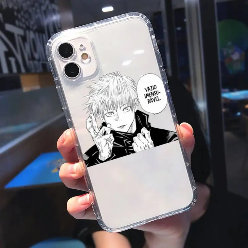 Jujutsu Kaisen Phone Case Transparent soft For iphone 5 5s 5c se 6 6s 7 8 11 12 plus mini x xs xr pro max
Jujutsu Kaisen Phone Case Transparent soft For iphone 5 5s 5c se 6 6s 7 8 11 12 plus mini x xs xr pro max