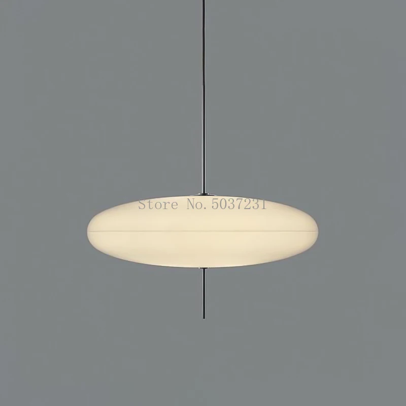 Nordic Danish UFO Pendant Lights Simple White Acrylic Hanging Lamp Designer Restaurant Creative Led Lighting Suspendu Home Decor | Лампы и