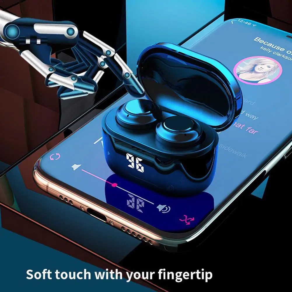 A6 Cross-Border Smart Digital Display Blue-tooth Headset Wireless Sports Mini Headset Stereo In-Ear For iphone Xiaomi Oneplus 
A6 Cross-Border Smart Digital Display Blue-tooth Headset Wireless Sports Mini Headset Stereo In-Ear For iphone Xiaomi Oneplus