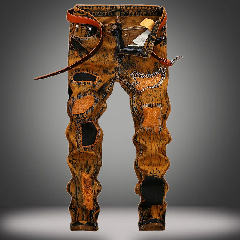 Ybaby Fashion retro trend jeans men's personality straight men's jeans patchwork jeans boyfriend jeans men jeans
Ybaby Fashion retro trend jeans men's personality straight men's jeans patchwork jeans boyfriend jeans men jeans