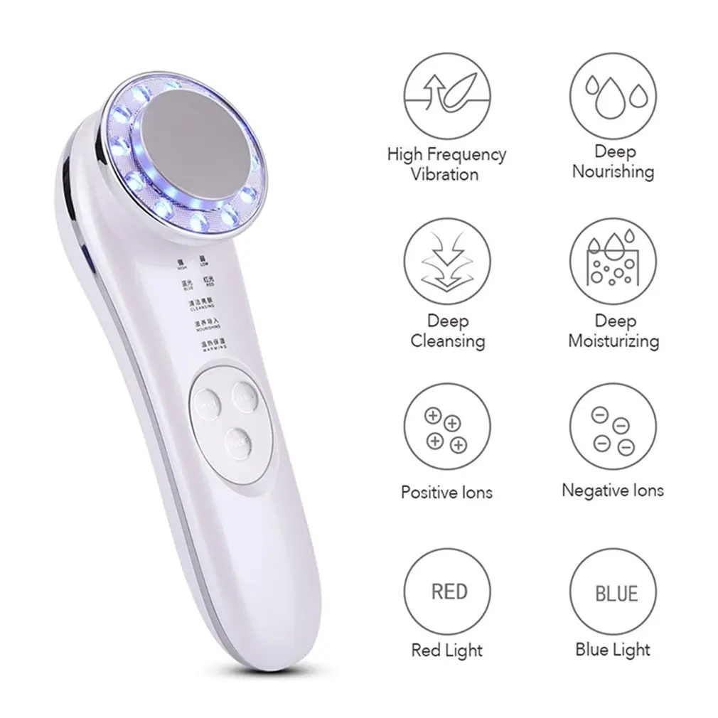 7 In 1 LED Facial Massager Ultrasonic Photon Skin Lifting Tighten Wrinkle Remover Anti Aging Beauty Devices Skin Care Tool
7 In 1 LED Facial Massager Ultrasonic Photon Skin Lifting Tighten Wrinkle Remover Anti Aging Beauty Devices Skin Care Tool