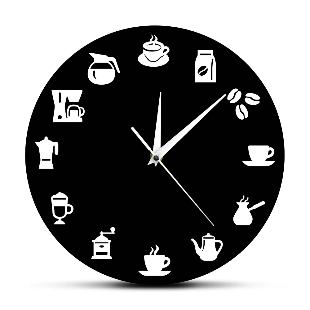 Coffee Bar Coffee Beans Cup Wall Clock Coffee Shop Printing Design Modern Quartz Wall Clock Novelty Cafe Kitchen Decor Wall Art
Coffee Bar Coffee Beans Cup Wall Clock Coffee Shop Printing Design Modern Quartz Wall Clock Novelty Cafe Kitchen Decor Wall Art