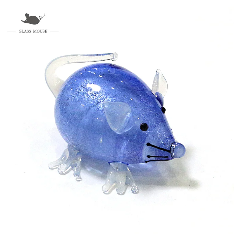 Blue Silver Foil Design Glass Mouse Figurines Cute Vivid Rat Ornaments Collection Festival Party Gifts For Kids Home Table Decor
Blue Silver Foil Design Glass Mouse Figurines Cute Vivid Rat Ornaments Collection Festival Party Gifts For Kids Home Table Decor