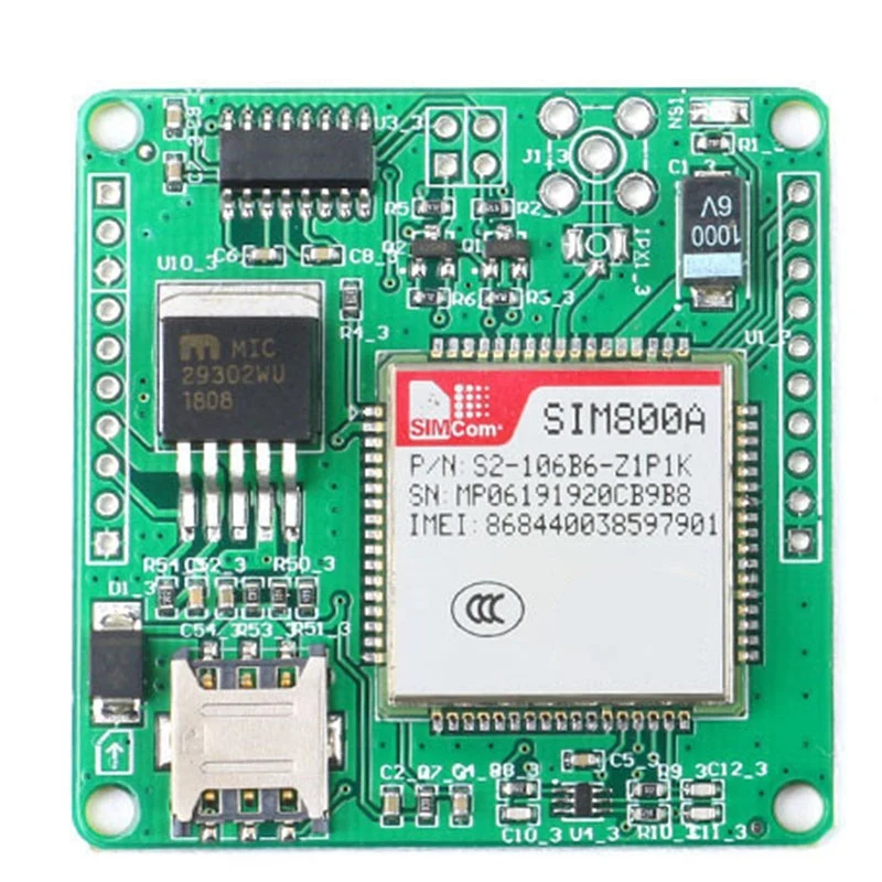 SIM800A Development Board Dual-Band GSM GPRS Module Wireless Transceiver Chip Kit Module for NANO SIM Card/Support 4G
SIM800A Development Board Dual-Band GSM GPRS Module Wireless Transceiver Chip Kit Module for NANO SIM Card/Support 4G