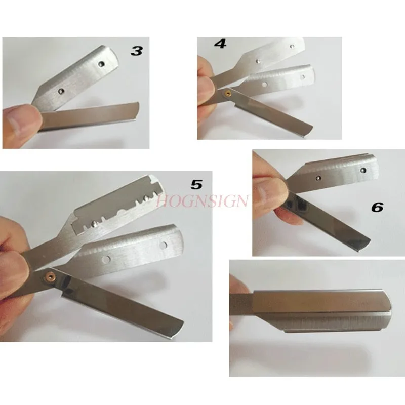 shaving razor Hairdressing scraper vintage manual razor shaving knife eyebrow knife chicken wing wood 
shaving razor Hairdressing scraper vintage manual razor shaving knife eyebrow knife chicken wing wood