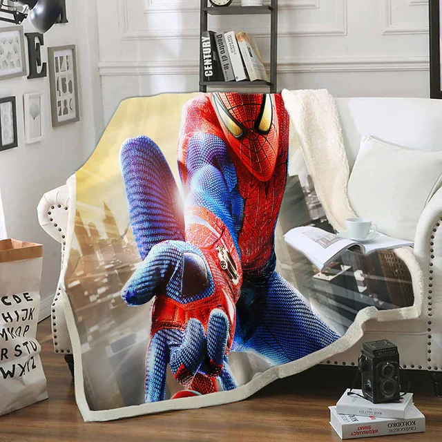 Disney Avengers Spiderman Design Comfortable Soft Blanket Coral Wool Blanket Adult Children Blanket Sofa Bedding Home Textile
Disney Avengers Spiderman Design Comfortable Soft Blanket Coral Wool Blanket Adult Children Blanket Sofa Bedding Home Textile