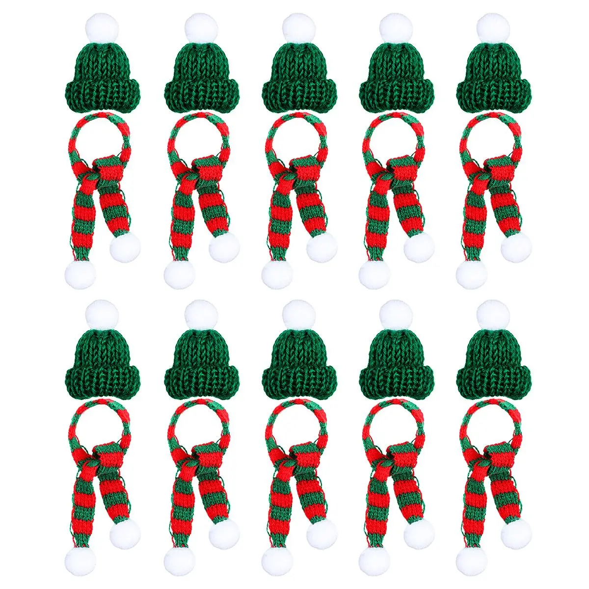 20pcs Stylish Xmas Mini Scarf And Hat Decor Doll Clothes Accessory Creative Plants Adornment For Home Festival
20pcs Stylish Xmas Mini Scarf And Hat Decor Doll Clothes Accessory Creative Plants Adornment For Home Festival