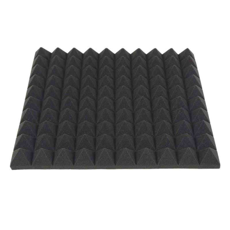 10 Pcs Fireproof Sound Absorbing Foam Board Recording Studio Sound Insulation Pad Sound Processing Wedge,50 x 50 x 5cm 
10 Pcs Fireproof Sound Absorbing Foam Board Recording Studio Sound Insulation Pad Sound Processing Wedge,50 x 50 x 5cm