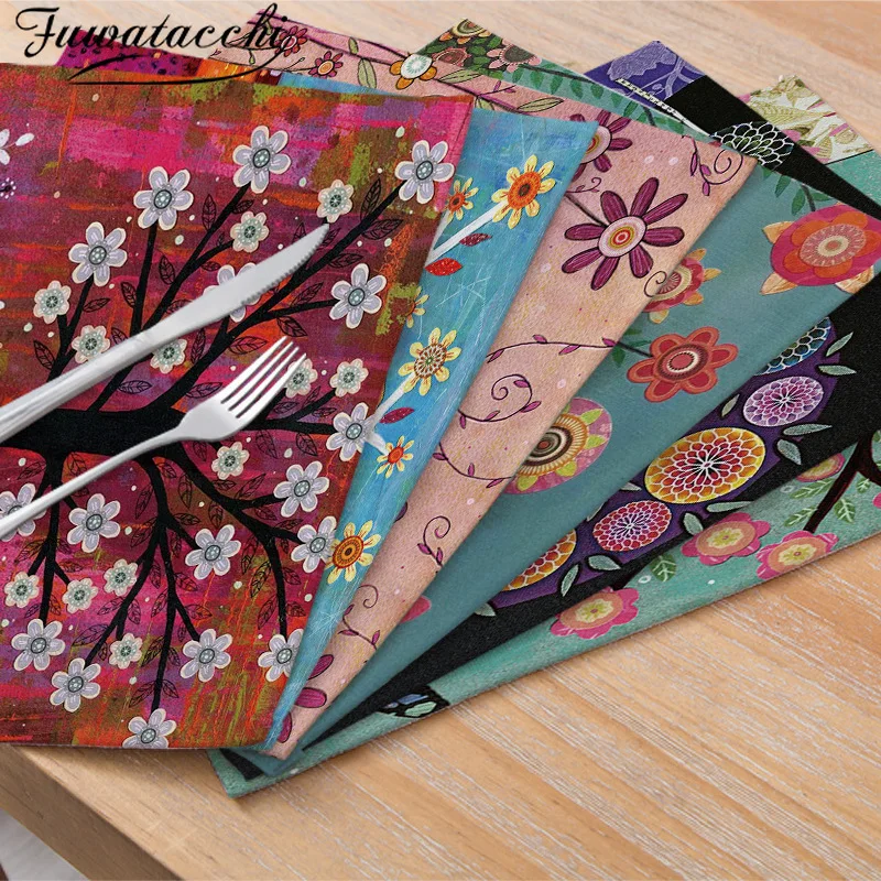 Fuwatacchi Christmas Decor Dining Table Placemats Linen Non-slip Mats Kitchen Decorative Tableware Pad Coaster Xmas Cork Napkins
Fuwatacchi Christmas Decor Dining Table Placemats Linen Non-slip Mats Kitchen Decorative Tableware Pad Coaster Xmas Cork Napkins