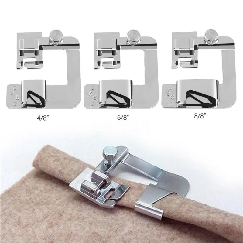 13-25mm Domestic Sewing Machine Foot Presser Rolled Hem Feet Set For Brother Singer Singer Sew Machine Accessories
13-25mm Domestic Sewing Machine Foot Presser Rolled Hem Feet Set For Brother Singer Singer Sew Machine Accessories