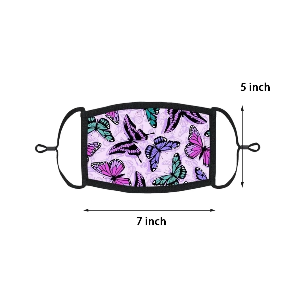 1PC Fashion Women Butterfly Print Masks Mascarillas Breathable Protective Washable Reusable Face Mask Adult Unisex 27*
1PC Fashion Women Butterfly Print Masks Mascarillas Breathable Protective Washable Reusable Face Mask Adult Unisex 27*