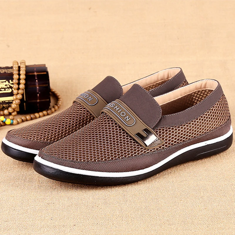 Casual Shoes Non-slip Soft Sole Flat Dad Shoes Sapatos Hollow Out Outdoor Walking Sneakers New Breathable Summer Mens Mesh Shoes
Casual Shoes Non-slip Soft Sole Flat Dad Shoes Sapatos Hollow Out Outdoor Walking Sneakers New Breathable Summer Mens Mesh Shoes
