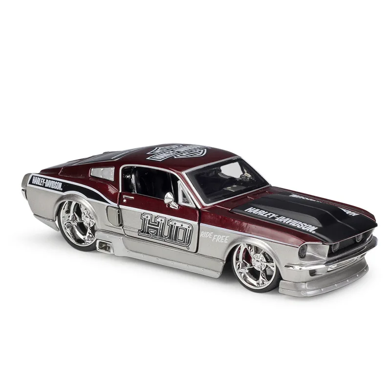 Maisto 1:24 1967 Ford Mustang GT And Harley Davidson Alloy Luxury Vehicle Diecast Pull Back Cars Model Toy Collection
Maisto 1:24 1967 Ford Mustang GT And Harley Davidson Alloy Luxury Vehicle Diecast Pull Back Cars Model Toy Collection