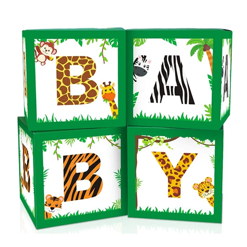 Decorations Safari Jungle Animals Balloon Box for Gender Reveal Party Supplies Birthday Party Blocks Decorations
Decorations Safari Jungle Animals Balloon Box for Gender Reveal Party Supplies Birthday Party Blocks Decorations