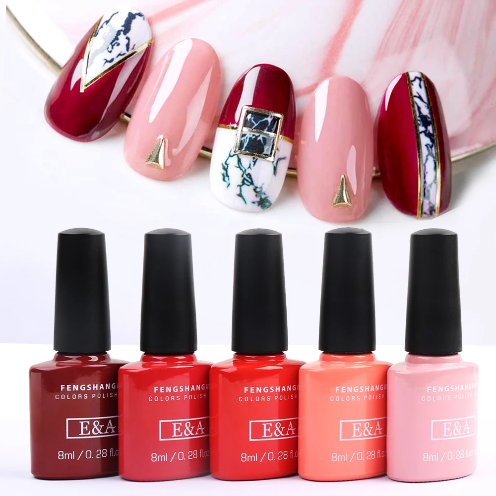 Fengshangmei 8ml Gel Varnishes Art Nail Polish Long lasting Gelpolish UV Led Dry Nail Gel
Fengshangmei 8ml Gel Varnishes Art Nail Polish Long lasting Gelpolish UV Led Dry Nail Gel