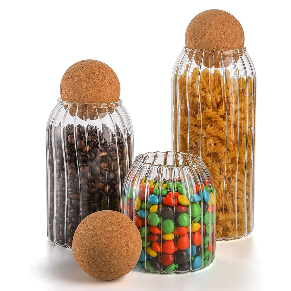 3pcs Glass Jar Bottle Food Storage Ball Cork Lid Lead-free Tank Sealed Coffee Tea Cans Cereals Transparent Storage Container
3pcs Glass Jar Bottle Food Storage Ball Cork Lid Lead-free Tank Sealed Coffee Tea Cans Cereals Transparent Storage Container