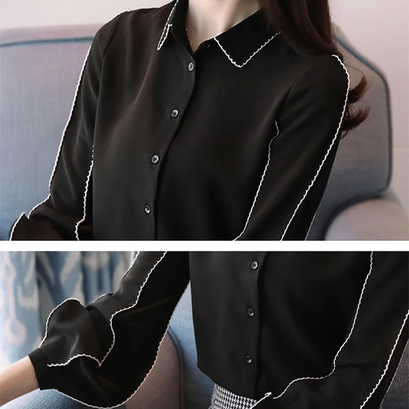 Korean Women Shirts Blouse White Blouses for Women Long Sleeve Shirt Woman Chiffon Blouses Tops Plus Size Woman Striped Shirts
Korean Women Shirts Blouse White Blouses for Women Long Sleeve Shirt Woman Chiffon Blouses Tops Plus Size Woman Striped Shirts