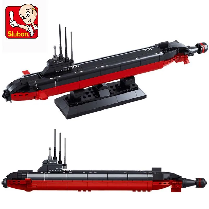 Sluban Mould King Series B0391 193Pcs Building Blocks Nuclear Submarine Model Bricks Blocks Gifts Montessori For Boys Girls
Sluban Mould King Series B0391 193Pcs Building Blocks Nuclear Submarine Model Bricks Blocks Gifts Montessori For Boys Girls