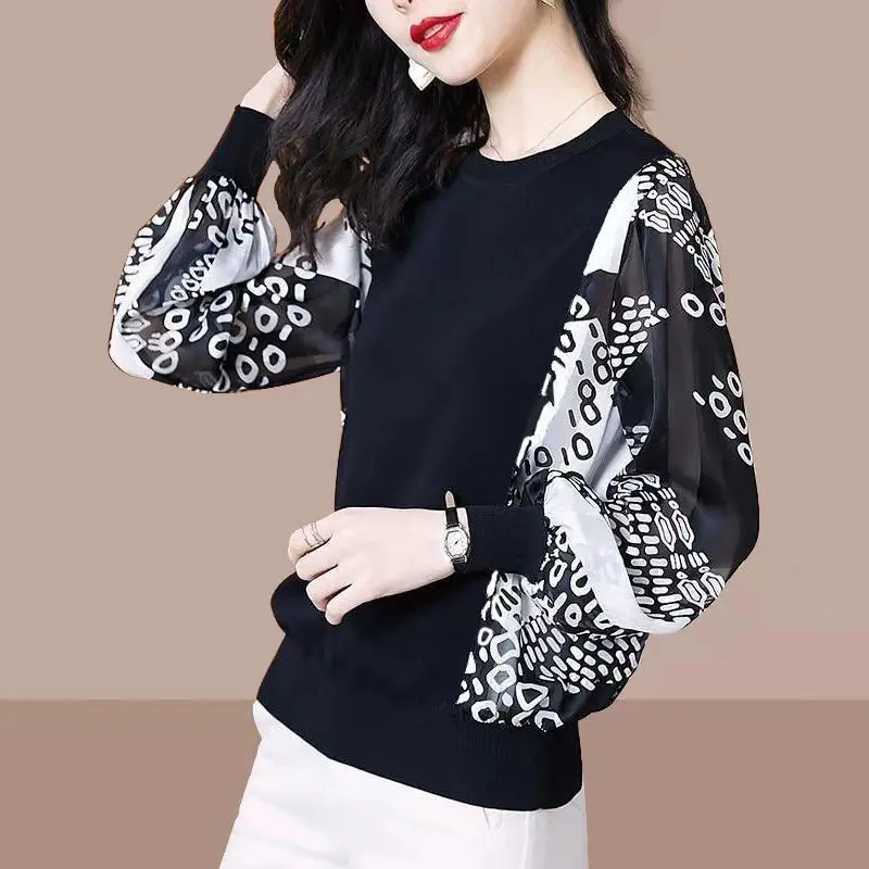 2022 New Spring Women Chiffon Blouse Plus Size 5xl Loose O-Neck Long Sleeve Shirt Female Tops Blusas De Mujer
2022 New Spring Women Chiffon Blouse Plus Size 5xl Loose O-Neck Long Sleeve Shirt Female Tops Blusas De Mujer