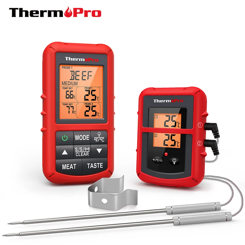 ThermoPro TP20C дистанционного Беспроводной цифровой мясо термометр для печи барбекю