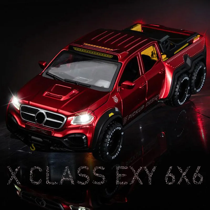 1/28 Simulation X BENZ-CLASS Exy Alloy Off-road Vehicle Model Decorative Car Model with Sound and Light Pull Back Model Toy
1/28 Simulation X BENZ-CLASS Exy Alloy Off-road Vehicle Model Decorative Car Model with Sound and Light Pull Back Model Toy