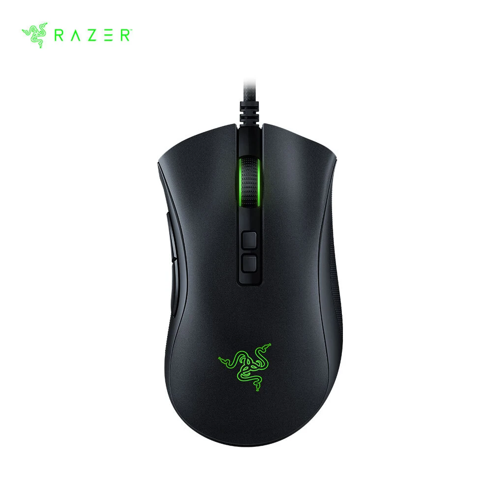 Фото Проводная игровая мышь Razer DeathAdder V2 20000DPI RGB с 8 кнопками эргономичный дизайн для