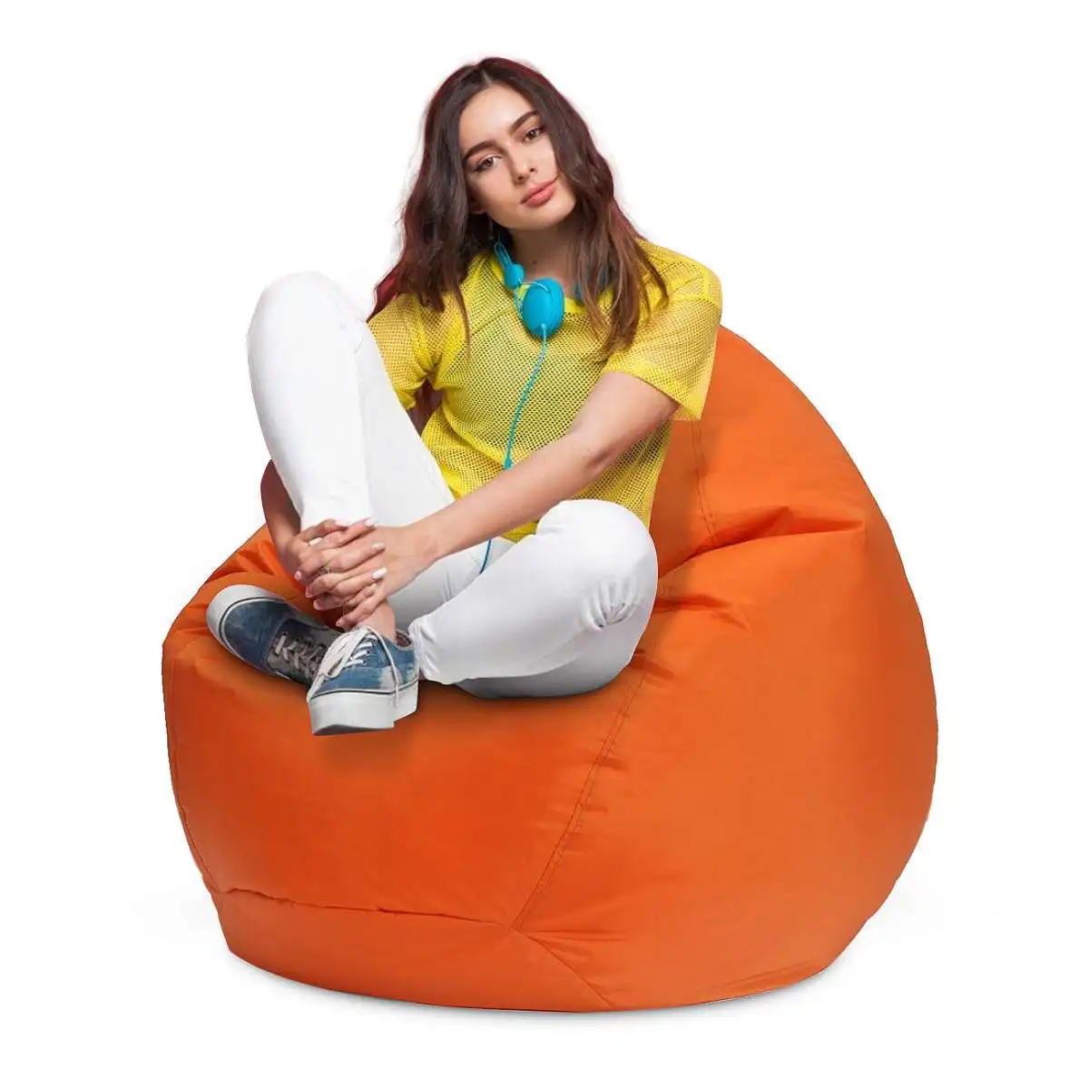 Чехол для диванов Lazy Bean Bag, водонепроницаемый стул из ткани Оксфорд, без наполнителя, мешок большого размера для отдыха, татами, для гостиной
Чехол для диванов Lazy Bean Bag, водонепроницаемый стул из ткани Оксфорд, без наполнителя, мешок большого размера для отдыха, татами, для гостиной