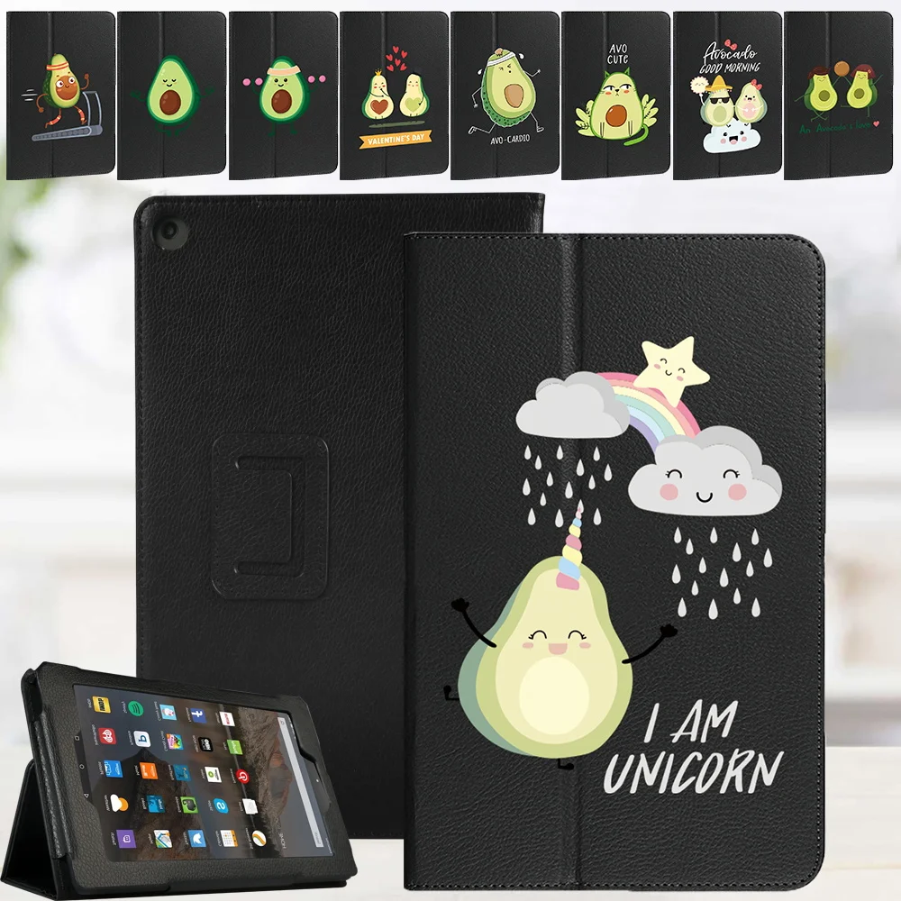 High Quality Tablet Case for Amazon Fire HD 8/HD 10/Fire 7 Avocado Pattern Anti-fall Pu Leather Stand Cover Case + Free Stylus
High Quality Tablet Case for Amazon Fire HD 8/HD 10/Fire 7 Avocado Pattern Anti-fall Pu Leather Stand Cover Case + Free Stylus