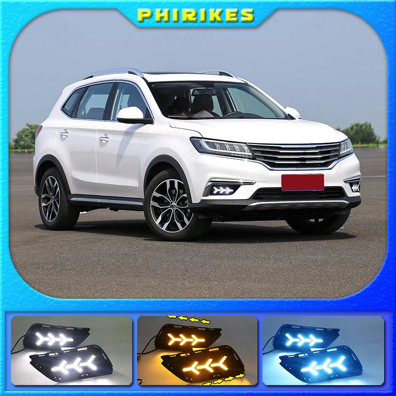 For Roewe RX5 2016 2017 2018 2019 Led Daytime Running Lights DRL Fog Lamp with Yellow Turn Signal Lamp
For Roewe RX5 2016 2017 2018 2019 Led Daytime Running Lights DRL Fog Lamp with Yellow Turn Signal Lamp