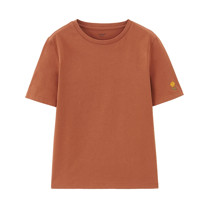 INMAN Pure Style Tee Lady Small Embroidery Cute Flower Summer Short Sleeve O Neck Cotton T-Shirt
INMAN Pure Style Tee Lady Small Embroidery Cute Flower Summer Short Sleeve O Neck Cotton T-Shirt