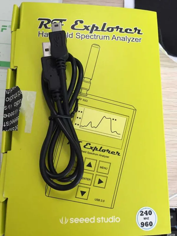 WSUB1G RF Explorer Model USB Digital Spectrum Logic Analyzer Oscilloscope 112KHz-100MHz Handheld Digital Spectrum Analyzer 
WSUB1G RF Explorer Model USB Digital Spectrum Logic Analyzer Oscilloscope 112KHz-100MHz Handheld Digital Spectrum Analyzer