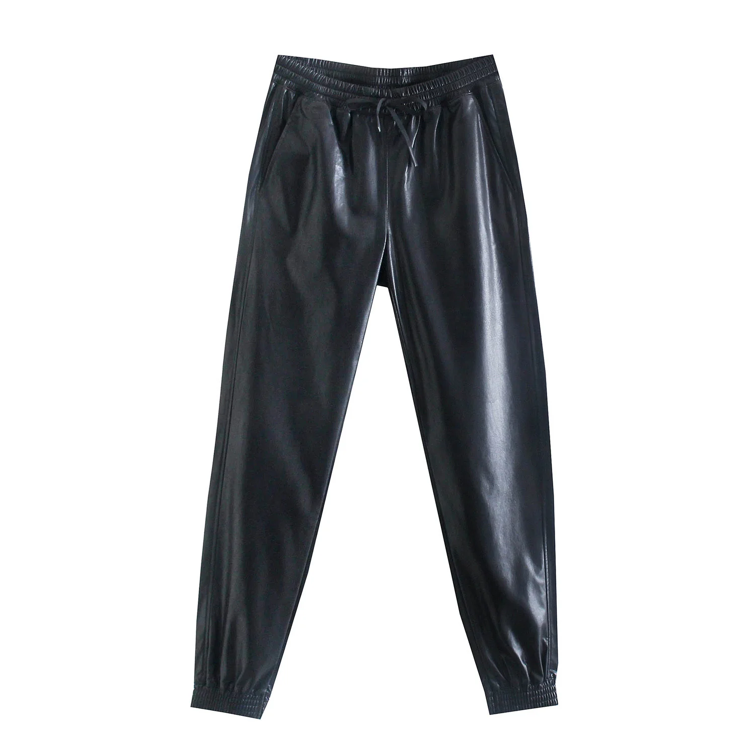 Осень 2022, женские брюки из искусственной кожи, женские свободные брюки, модные повседневные шаровары с кулиской, модные новые
Осень 2022, женские брюки из искусственной кожи, женские свободные брюки, модные повседневные шаровары с кулиской, модные новые