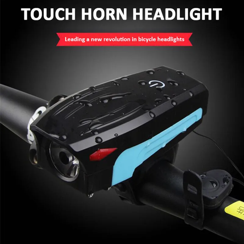 2 In 1 Bicycle Horn Light 130dB Electric Touch Control Bell Headlight Waterproof 400LM Bike Front Lamp Bike Accessories 
2 In 1 Bicycle Horn Light 130dB Electric Touch Control Bell Headlight Waterproof 400LM Bike Front Lamp Bike Accessories
