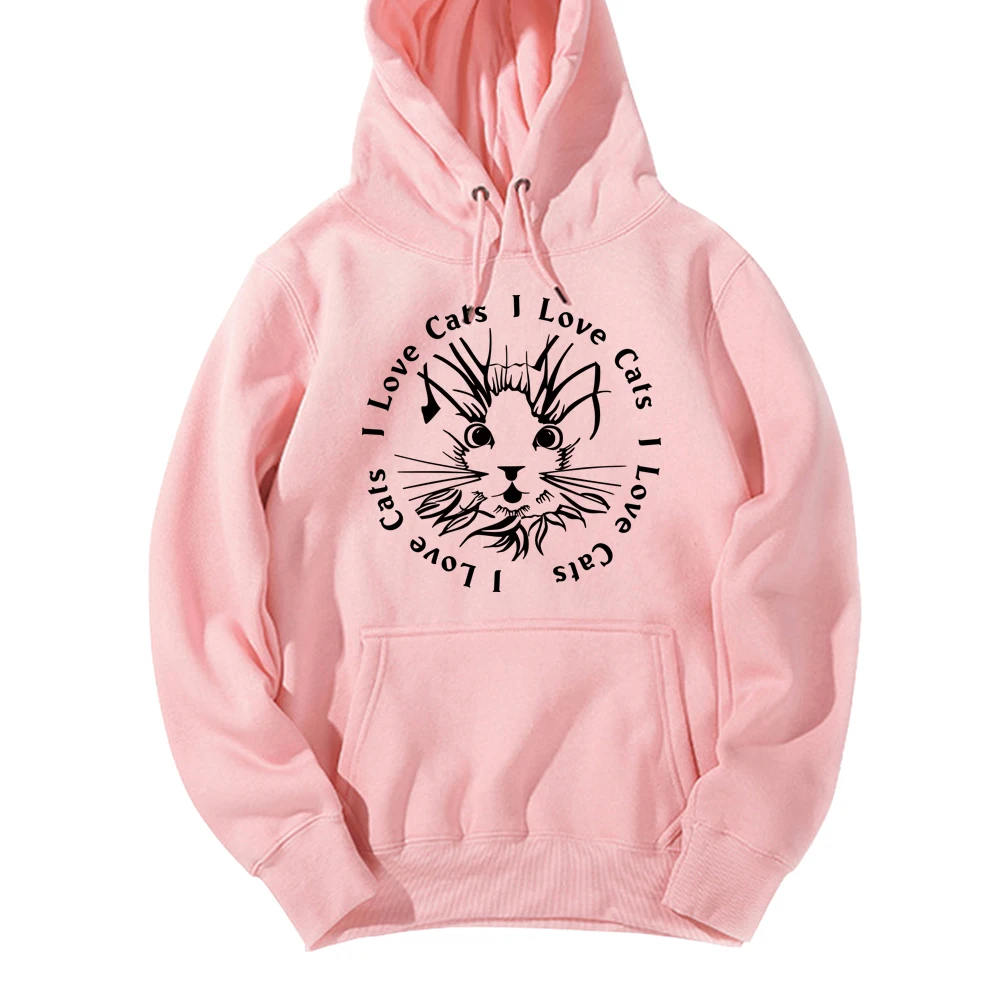 Флисовая одежда для девочек, флисовая одежда для пар с надписью «I Love Cat Kitty» на осень и зиму ZIIART 
Флисовая одежда для девочек, флисовая одежда для пар с надписью «I Love Cat Kitty» на осень и зиму ZIIART