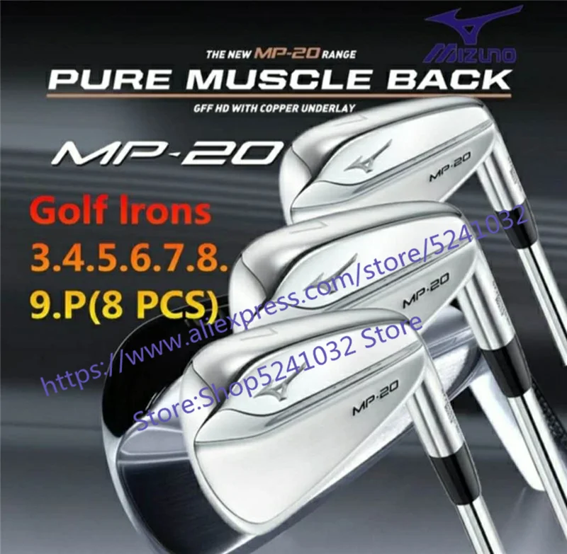 

2020New men Golf club 8PCS golf iron MP20 HMB irons Set Golf Forged Irons Golf Clubs 3-9P R/S Flex Steel Shaft With Head Cover