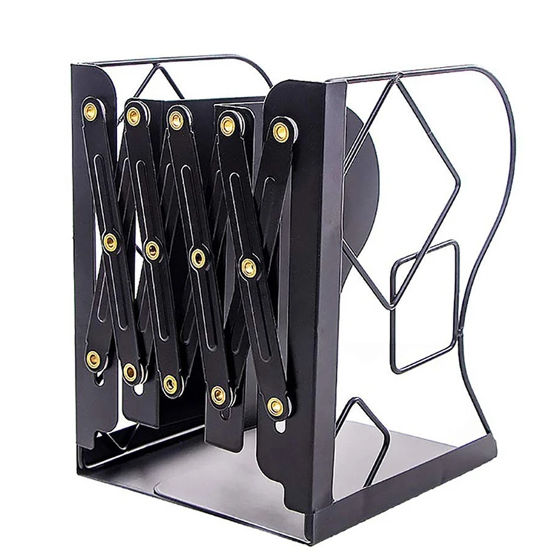 Adjustable Bookends Creative Metal Iron Books Holder for Shelf Desk Book Stand Heavy Duty Non Skid Bookends
Adjustable Bookends Creative Metal Iron Books Holder for Shelf Desk Book Stand Heavy Duty Non Skid Bookends