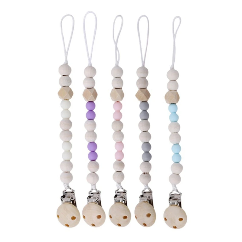 Baby Pacifier Clip Chain Wooden Holder Soother Clips Leash Strap Nipple Holder for Infant Nipple Bottle Clip Chain
Baby Pacifier Clip Chain Wooden Holder Soother Clips Leash Strap Nipple Holder for Infant Nipple Bottle Clip Chain