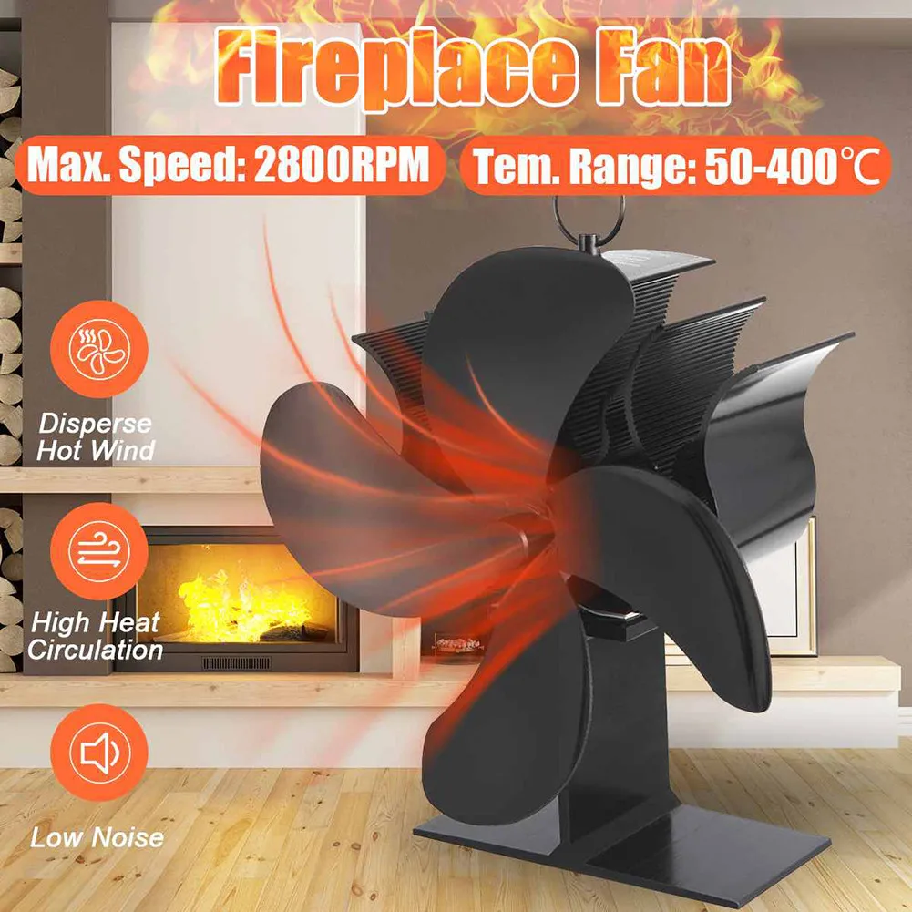 Household Fireplace Fan Heating Power Stove Fan Firewood Burner Stove Fan For Oven Stove Heating Fans For Home
Household Fireplace Fan Heating Power Stove Fan Firewood Burner Stove Fan For Oven Stove Heating Fans For Home