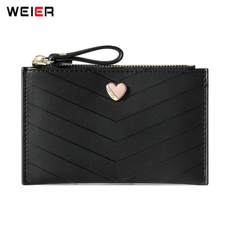 Heart Decoration Small Wallets For Women PU Leather Card Holder Purses Ladies Cute Zipper Coin Pocket Standard Purses Cartera
Heart Decoration Small Wallets For Women PU Leather Card Holder Purses Ladies Cute Zipper Coin Pocket Standard Purses Cartera