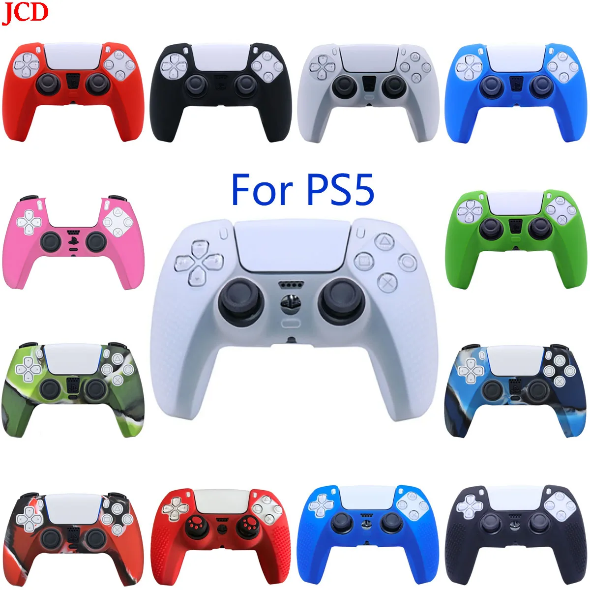 JCD Suitable For Sony PS5 Silicone Dust Cover, Non-Slip, Sweat-Proof Protective Cover, Game Controller Accessories
JCD Suitable For Sony PS5 Silicone Dust Cover, Non-Slip, Sweat-Proof Protective Cover, Game Controller Accessories