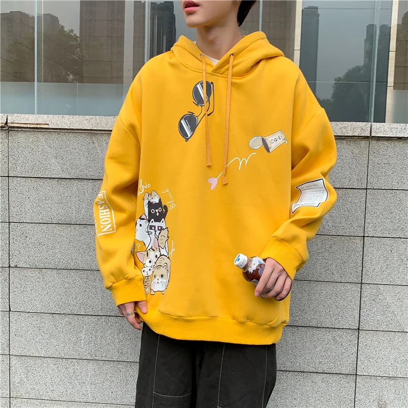 Onnestun Man Hoodies Streetwear Autumn New Arrivals Men Loose Hip hop Harajuku Tops Print Thicken Hooded Sweatshirt Men
Onnestun Man Hoodies Streetwear Autumn New Arrivals Men Loose Hip hop Harajuku Tops Print Thicken Hooded Sweatshirt Men