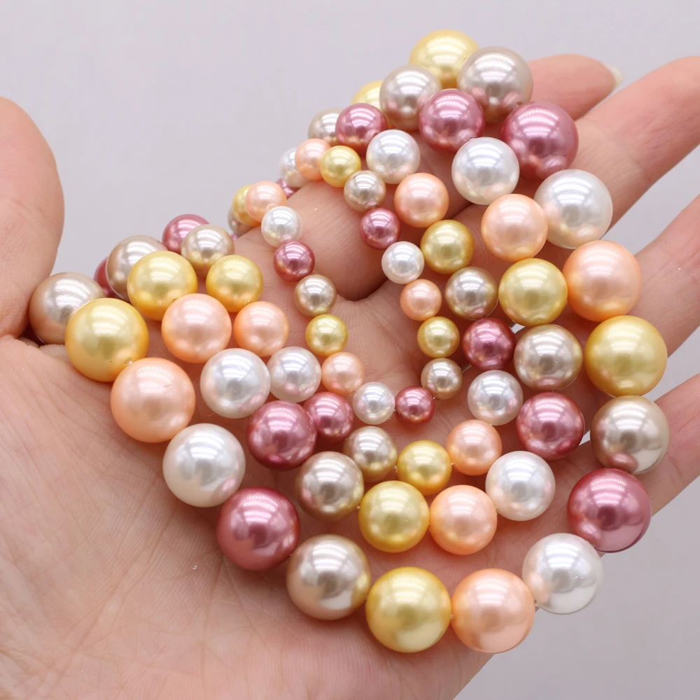 2021 High Quality Pearl Round Mixed Color Shell Beads Beaded DIY Necklace Bracelet Exquisite Jewelry Gift Making Wholesale
2021 High Quality Pearl Round Mixed Color Shell Beads Beaded DIY Necklace Bracelet Exquisite Jewelry Gift Making Wholesale