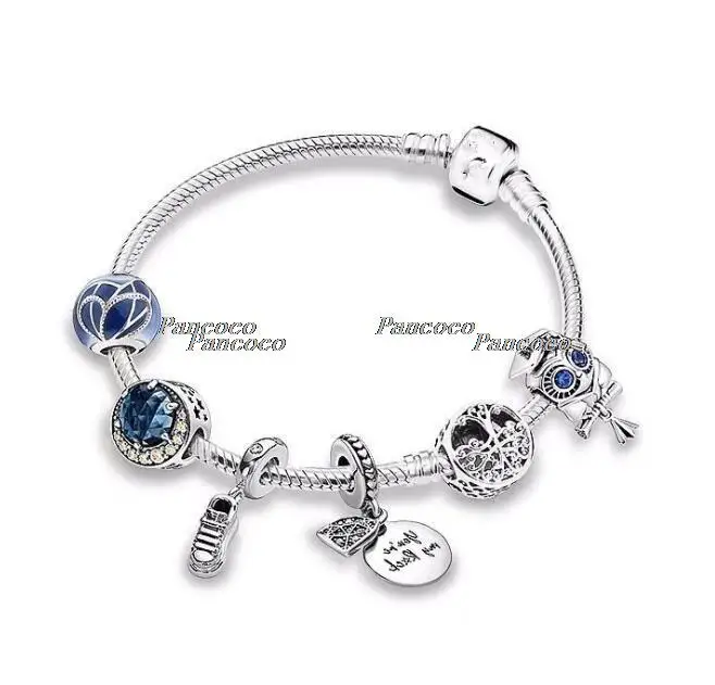 925 Sterling Silver Beaded Bracelet You're My Rock Decorated Heart With Crystal Bangle For Women Wedding Gift Fashion Jewelry
925 Sterling Silver Beaded Bracelet You're My Rock Decorated Heart With Crystal Bangle For Women Wedding Gift Fashion Jewelry
