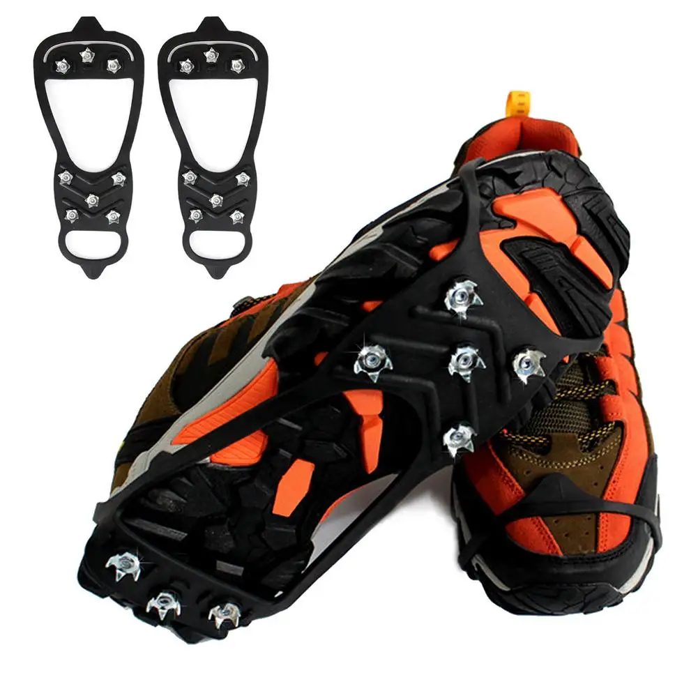 Snow Cleats Traction Cleats Anti Slip Shoe Grips Ice Grippers Traction Cleats With 8 Steel Studs Cleats Non-Slip Ice Shoes G
Snow Cleats Traction Cleats Anti Slip Shoe Grips Ice Grippers Traction Cleats With 8 Steel Studs Cleats Non-Slip Ice Shoes G