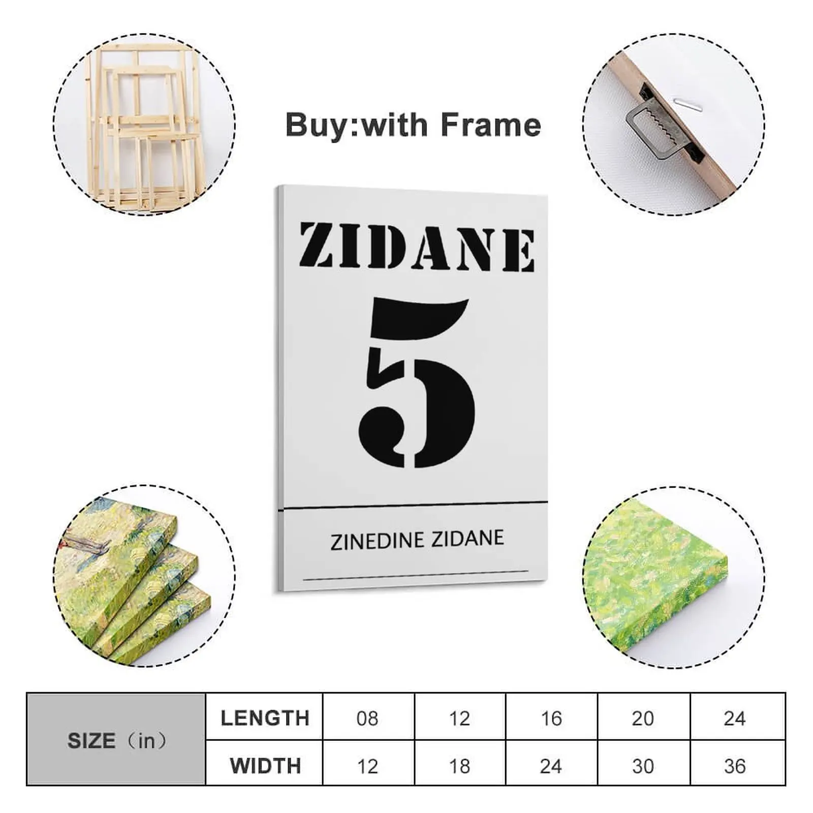 Decoration Zinedine Zidane Print Painting Canvas Picture for Living Room Wall Room Posters With Frame Modern Home
Decoration Zinedine Zidane Print Painting Canvas Picture for Living Room Wall Room Posters With Frame Modern Home